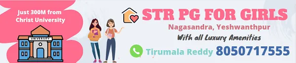 pg in bangalore, paying guest in bangalore, pgs in bangalore, ladies pg in bangalore, girls pg in bangalore, female pg in bangalore, best pgs in bangalore, top pgs in bangalore, coliving pg in bangalore, couple pg in bangalore – STR luxury ladies PG near Christ University Yeshwanthpur Bangalore